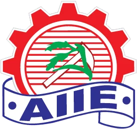 AIIE logo representing the Exhibition Society in Hyderabad, featuring a modern design and vibrant colors.