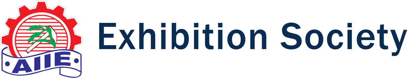 AIIE logo representing the Exhibition Society in Hyderabad, featuring a modern design and vibrant colors.